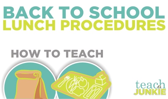 Back to School Lunch Procedures