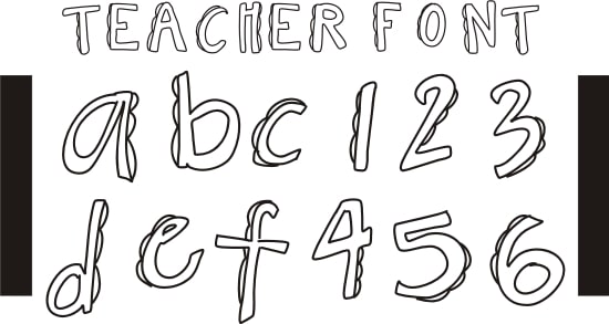 Teach Junkie - 42 Free Fonts for Teachers {Goodie Bag}