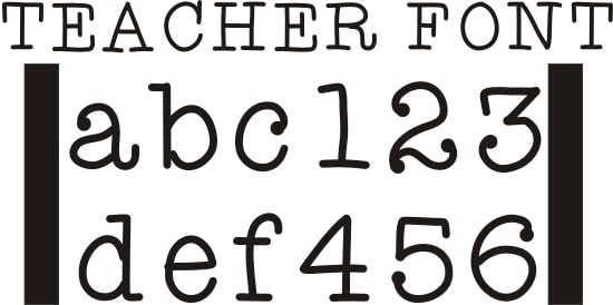 Teach Junkie - 42 Free Fonts for Teachers {Goodie Bag}