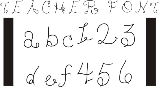 Teach Junkie - 42 Free Fonts for Teachers {Goodie Bag}