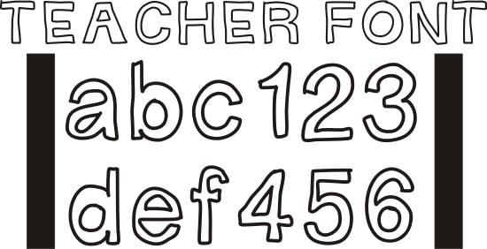 Teach Junkie - 42 Free Fonts for Teachers {Goodie Bag}