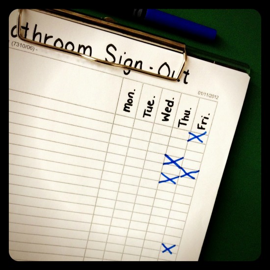 SIMPLE CLASSROOM MANAGEMENT PROCEDURE IDEAS – LEAVING THE ROOM