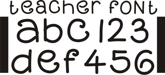 Teach Junkie - 42 Free Fonts for Teachers {Goodie Bag}
