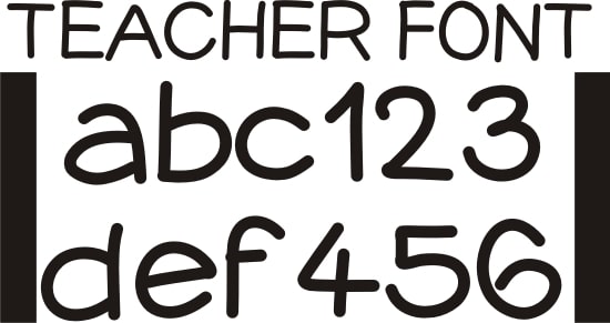 Teach Junkie - 42 Free Fonts for Teachers {Goodie Bag}