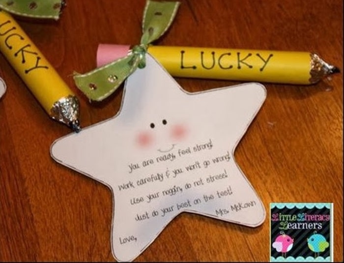 Anyone Need a Lucky Pencil (Testing Encouragement Note)