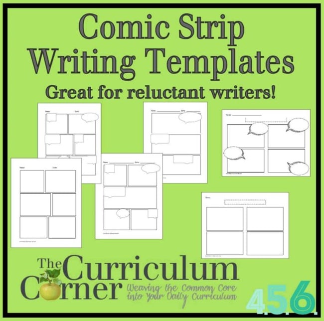 3 Ways to Use a Comic Strip Writing Template - Teach Junkie