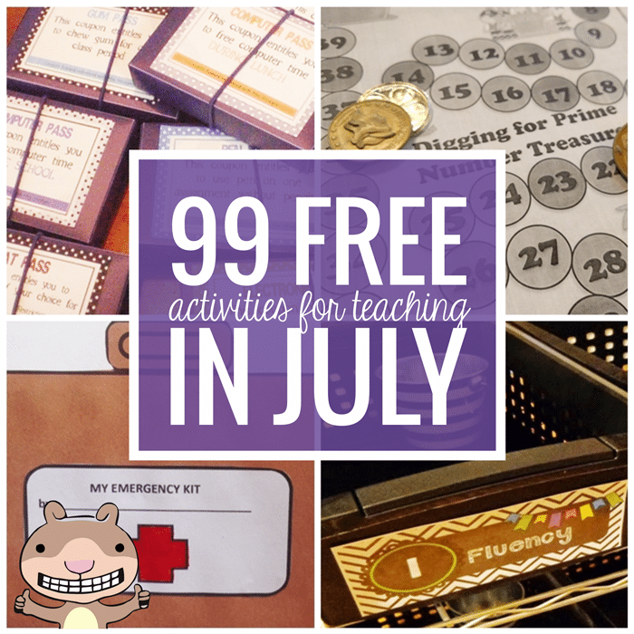 Free July Activities and Printable Resources