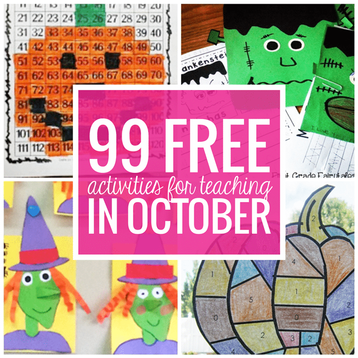 Free October Activities and Printable Resources