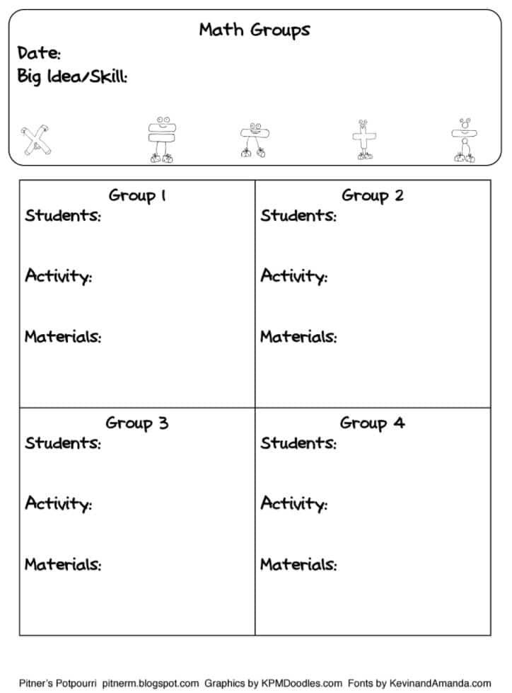 Guided Math Book Study Freebie