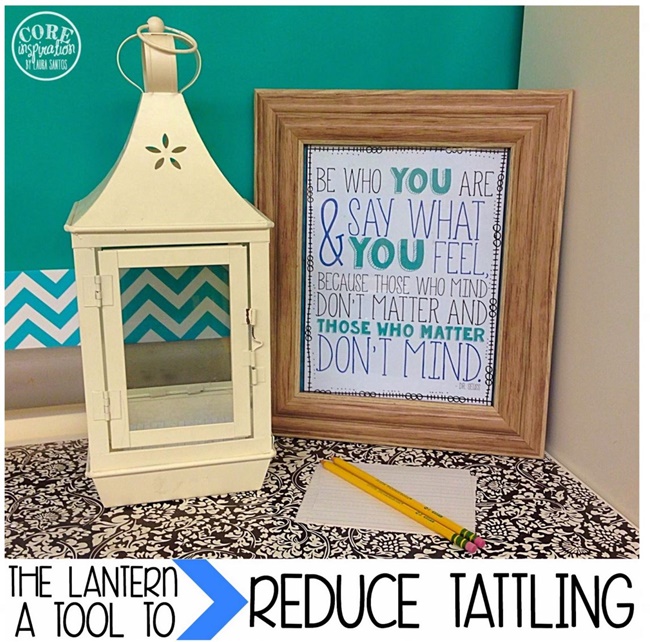 The Recess Tattling Lantern *A Little Classroom Magic*