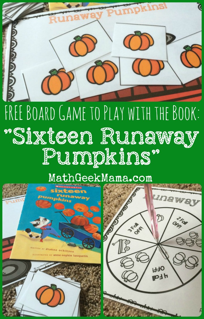 Runaway Pumpkins Free Board Game