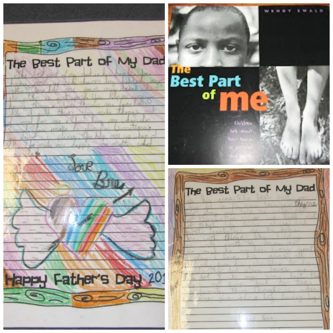 The Best Part of My Dad Father's Day Writing Project - Teach Junkie