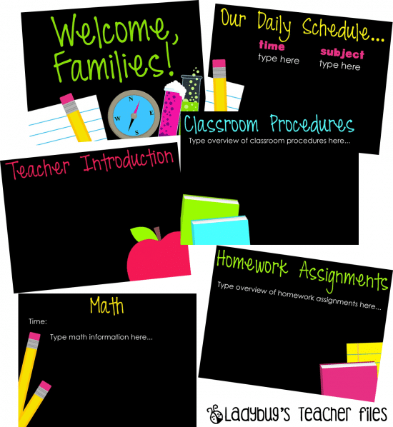 Teach Junkie: Back to School and Parent Nights - 3 Simple Ideas